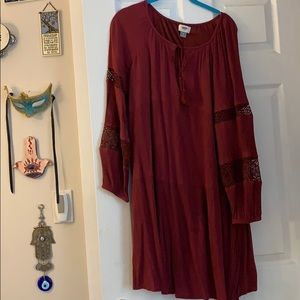 Maroon dresss